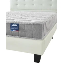 Ensemble Matelas + Lit Avec Tête De Lit 140x190 Cm, Eliha 20cm D’épaisseur Mousse Haute Densité -Sominova Soldes Boutique ensemble matelas sommier 9189543