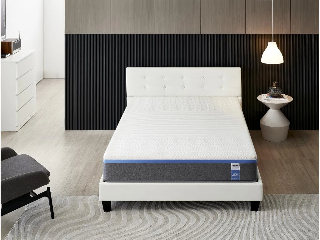 Ensemble Matelas + Lit Avec Tête De Lit 140x190 Cm, Ypsilon Souple 28cm D’épaisseur 4 Ensemble Matelas + Lit Avec Tête De Lit 140x190 Cm, Ypsilon Souple 28cm D’épaisseur – Image 2
