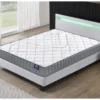 Ensemble Matelas Mousse + Lit Avec Tête De Lit 140x200 Cm, 16cm D’épaisseur Accueil Latex Naturel 1 Ensemble Matelas Mousse + Lit Avec Tête De Lit 140x200 Cm, 16cm D’épaisseur Accueil Latex Naturel -Sominova Soldes Boutique ensemble matelas sommier 9189733