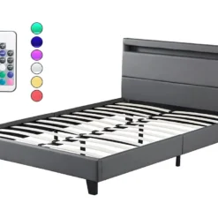Ensemble Matelas Ressorts Ensachés + Lit Avec Tête De Lit 140x190cm Epaisseur 28cm Accueil MousseHD -Sominova Soldes Boutique ensemble matelas sommier 9189991