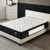Ensemble Matelas + Lit Avec Tête De Lit 120x190 Cm, Elekctra 30cm D’épaisseur À Mémoire De Forme 1 Ensemble Matelas + Lit Avec Tête De Lit 120x190 Cm, Elekctra 30cm D’épaisseur À Mémoire De Forme -Sominova Soldes Boutique ensemble matelas sommier 9190113