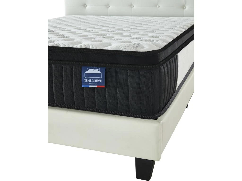 Ensemble Matelas + Lit Avec Tête De Lit 120x190 Cm, Elekctra 30cm D’épaisseur À Mémoire De Forme 7 Ensemble Matelas + Lit Avec Tête De Lit 120x190 Cm, Elekctra 30cm D’épaisseur À Mémoire De Forme – Image 5
