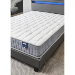 Ensemble Matelas Ressorts Ensachés + Lit Avec Tête De Lit 140x200cm-Epaisseur 25cm Accueil Mémoire -Sominova Soldes Boutique ensemble matelas sommier 9190471