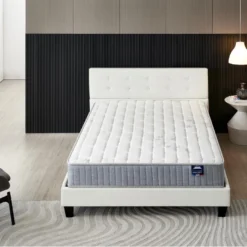 Ensemble Matelas + Lit Avec Tête De Lit 160x200 Cm, Essem 25cm D’épaisseur Mousse Haute Densité -Sominova Soldes Boutique ensemble matelas sommier 9190657
