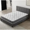 Ensemble Matelas + Lit Avec Tête De Lit 140x200 Cm, Eliha 20cm D’épaisseur Mousse Haute Densité -Sominova Soldes Boutique ensemble matelas sommier 9190735