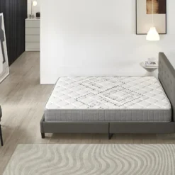 Ensemble Matelas + Lit Avec Tête De Lit 140x200 Cm, Eliha 20cm D’épaisseur Mousse Haute Densité -Sominova Soldes Boutique ensemble matelas sommier 9190739