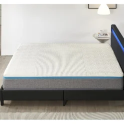 Ensemble Matelas Mousse + Lit Avec Tête De Lit 140x200cm Epaisseur 28cm Equilibré Accueil Latex -Sominova Soldes Boutique ensemble matelas sommier 9190779