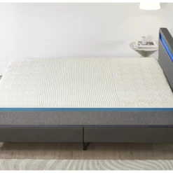 Ensemble Matelas Mousse + Lit Avec Tête De Lit 140x190cm Epaisseur 28cm Equilibré Accueil Latex 9 Ensemble Matelas Mousse + Lit Avec Tête De Lit 140x190cm Epaisseur 28cm Equilibré Accueil Latex -Sominova Soldes Boutique ensemble matelas sommier 9190801