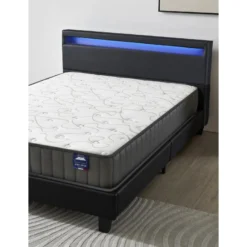 Ensemble Matelas Mousse + Lit Avec Tête De Lit 160x200cm-22cm D’épaisseur Accueil Mémoire De Forme -Sominova Soldes Boutique ensemble matelas sommier 9190863