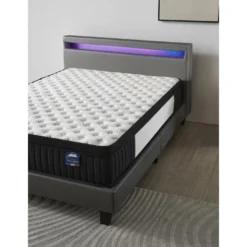 Ensemble Matelas Ressorts Ensachés + Lit Avec Tête De Lit 120x190cm-Epaisseur 30cm Accueil Mémoire -Sominova Soldes Boutique ensemble matelas sommier 9190973