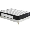 Ensemble Matelas Ressorts + Sommier 160x200cm, Elekctra 30cm D’épaisseur Et Sommier Tissu Blanc -Sominova Soldes Boutique ensemble matelas sommier 9258039