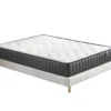 Ensemble Matelas Mousse + Sommier 140x190 Cm, Orionis 16cm D’épaisseur Et Sommier Tissu Blanc -Sominova Soldes Boutique ensemble matelas sommier 9258319