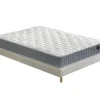 Ensemble Matelas Ressorts + Sommier 140x190cm, Galice 25cm D’épaisseur Et Sommier Tissu Blanc -Sominova Soldes Boutique ensemble matelas sommier 9258369