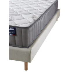 Ensemble Matelas Sirius + Sommier Tissu 120x190 Cm, Sirius 22cm D’épaisseur Et Sommier Tissu Blanc -Sominova Soldes Boutique ensemble matelas sommier 9258387