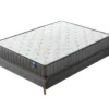 Ensemble Matelas Mousse + Sommier 120x190cm, Orionis 22cm D’épaisseur Et Sommier Tissu Gris 2 Ensemble Matelas Mousse + Sommier 120x190cm, Orionis 22cm D’épaisseur Et Sommier Tissu Gris -Sominova Soldes Boutique ensemble matelas sommier 9258599