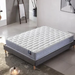 Ensemble Matelas Ressorts + Sommier 120x190cm, Galice 25cm D’épaisseur Et Sommier Tissu Gris 8 Ensemble Matelas Ressorts + Sommier 120x190cm, Galice 25cm D’épaisseur Et Sommier Tissu Gris -Sominova Soldes Boutique ensemble matelas sommier 9258641