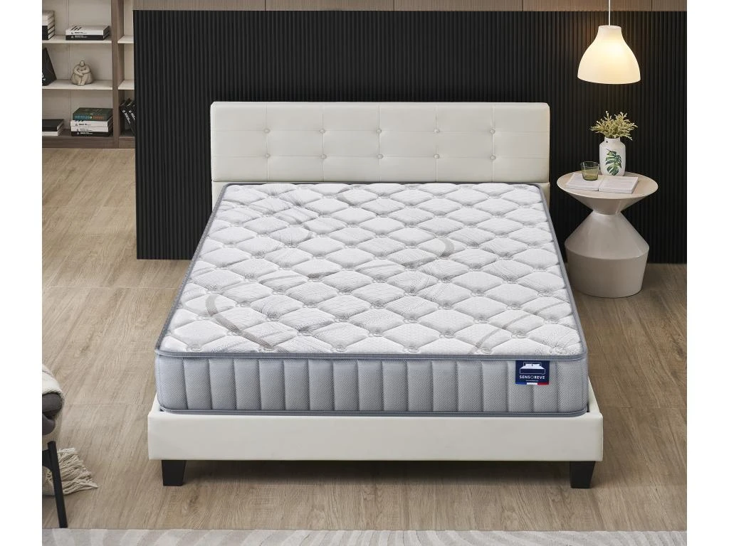 Ensemble Matelas + Lit Avec Tête De Lit 120x190 Cm, Sirius 22cm D’épaisseur Latex Naturel 4 Ensemble Matelas + Lit Avec Tête De Lit 120x190 Cm, Sirius 22cm D’épaisseur Latex Naturel – Image 2