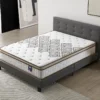 Ensemble Matelas + Lit Avec Tête De Lit 160x200 Cm, Errakis 28cm D’épaisseur Mousse Haute Densité -Sominova Soldes Boutique ensemble matelas sommier 9259169