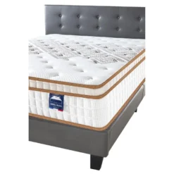 Ensemble Matelas + Lit Avec Tête De Lit 160x200 Cm, Errakis 28cm D’épaisseur Mousse Haute Densité -Sominova Soldes Boutique ensemble matelas sommier 9259177
