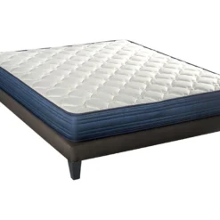 BELLECOUR LITERIE | Ensemble QUINCONCES 180x200 Cm | Matelas Ressorts Ensachés + Sommier Bois | Ferme