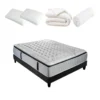 OLYMPE LITERIE | Pack Prêt à Dormir PHIGALIE 140x190 Cm | Matelas Ressorts Ensachés + Sommier + Accessoires 2 OLYMPE LITERIE | Pack Prêt à Dormir PHIGALIE 140x190 Cm | Matelas Ressorts Ensachés + Sommier + Accessoires -Sominova Soldes Boutique ensemble matelas sommier 9323809
