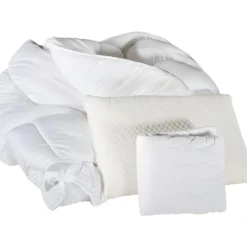 OLYMPE LITERIE | Pack Prêt à Dormir PHIGALIE 90x200 Cm | Matelas Ressorts Ensachés + Sommier + Accessoires -Sominova Soldes Boutique ensemble matelas sommier 9324385