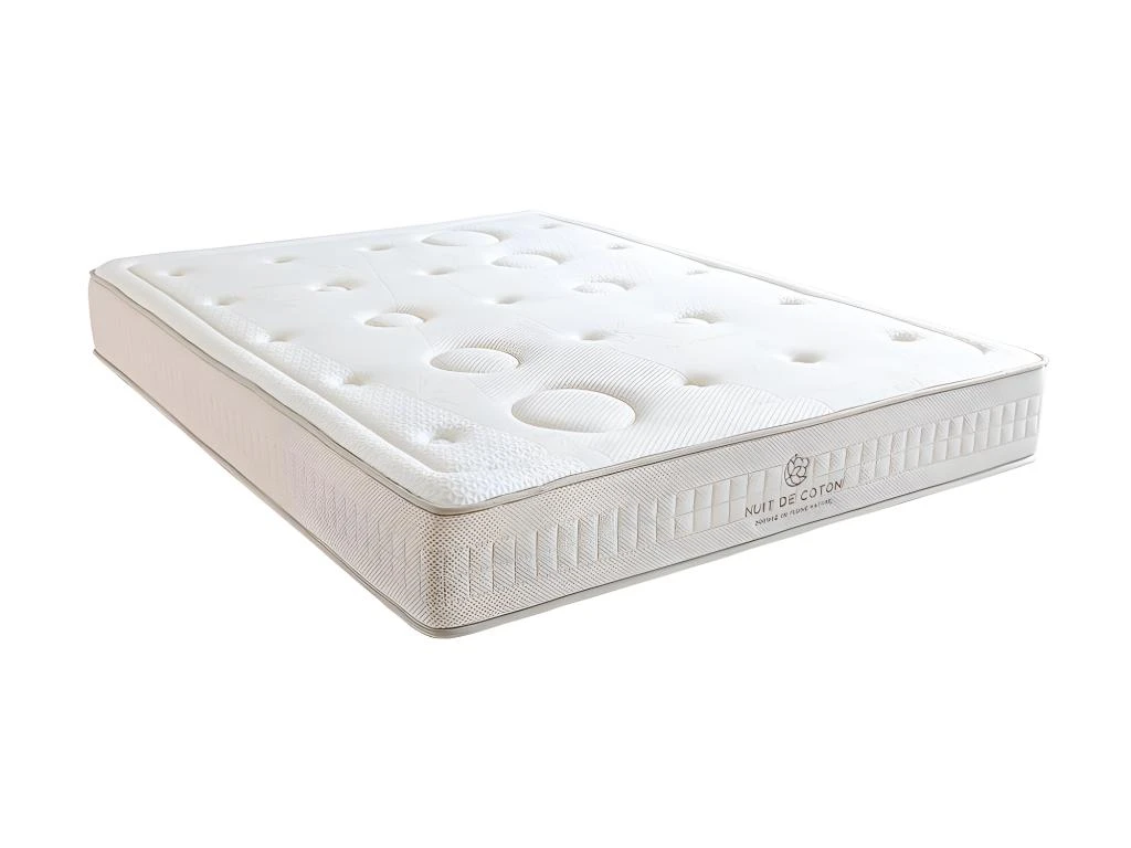 NUIT DE COTON | Ensemble PRELUDE 2.0 140x190 Cm | Matelas Latex 100% Naturel + Sommier Bois | Mi-ferme 4 NUIT DE COTON | Ensemble PRELUDE 2.0 140x190 Cm | Matelas Latex 100% Naturel + Sommier Bois | Mi-ferme – Image 2