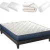 BELLECOUR LITERIE | Pack Prêt à Dormir QUINCONCES 160x200 Cm | Matelas Mémoire De Forme + Sommier + Accessoires 2 BELLECOUR LITERIE | Pack Prêt à Dormir QUINCONCES 160x200 Cm | Matelas Mémoire De Forme + Sommier + Accessoires -Sominova Soldes Boutique ensemble matelas sommier 9326699