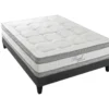 HYPSOM | Ensemble ROYAL 5* 160x200 Cm | Matelas Mémoire De Forme + Sommier Bois | Mi-ferme