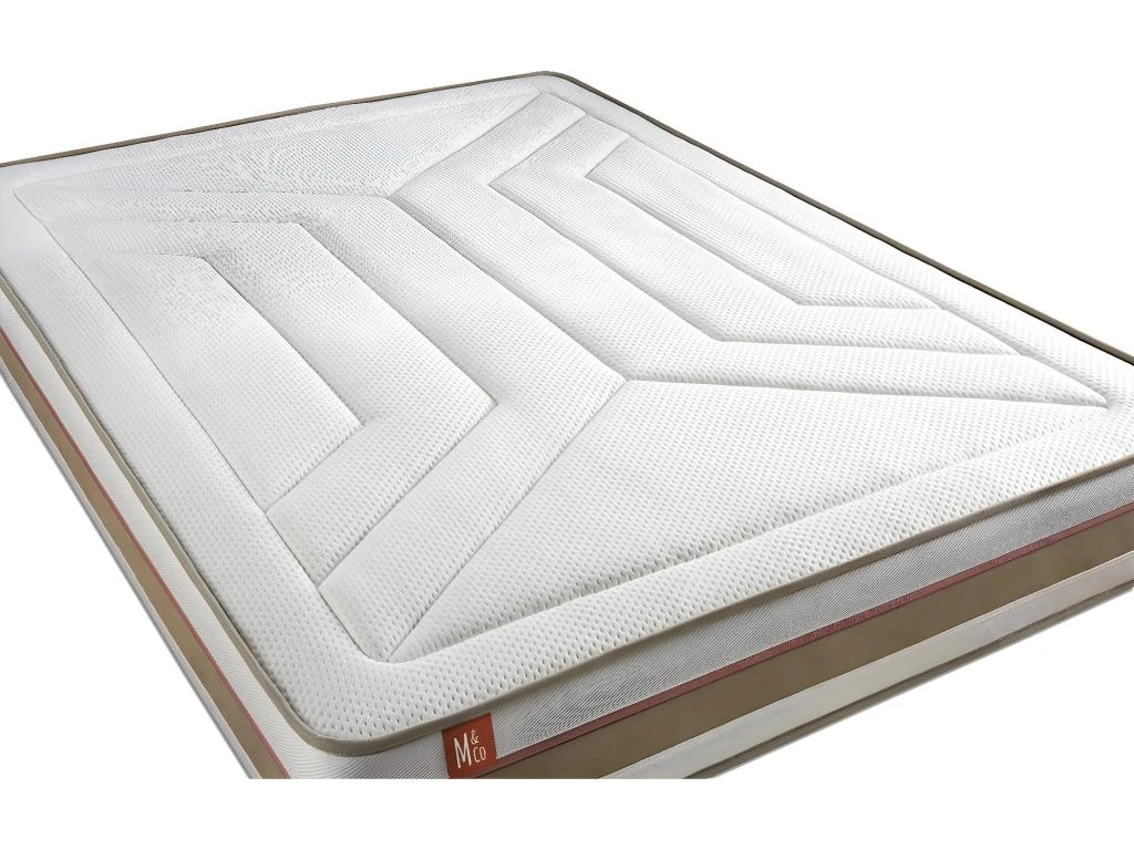 Matelas LE TENDRE 140x190cm Ressorts Ensachés + Mémoire De Forme 7 Zones De Confort - Ep. 28cm 6 Matelas LE TENDRE 140x190cm Ressorts Ensachés + Mémoire De Forme 7 Zones De Confort - Ep. 28cm – Image 4