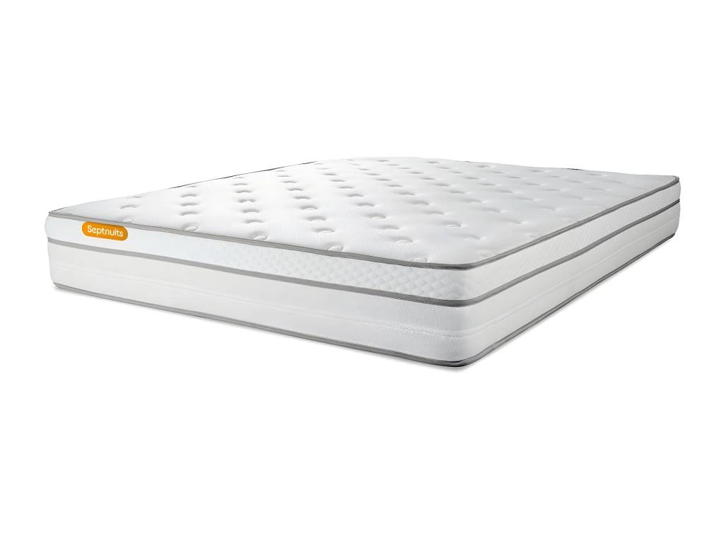 Matelas 140x200 Memo Luxe Ressorts Ensachés + Mémoire De Forme 5 Zones De Confort MAXI épaisseur 5 Matelas 140x200 Memo Luxe Ressorts Ensachés + Mémoire De Forme 5 Zones De Confort MAXI épaisseur – Image 3