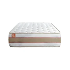 Matelas LE DÉLICAT 90x200cm Ressorts Ensachés + Mémoire De Forme 5 Zones De Confort - Ep. 26cm -Sominova Soldes Boutique matelas 10309869