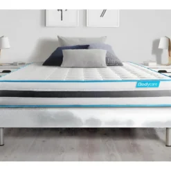 Matelas BODYZONE 140x190 Ressorts Ensachés 3 Zones Ultra épaisseur