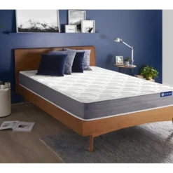 ACTISOM Matelas Ressorts Ensachés Et Mémoire De Forme 140x190 Cm 5zones De Confort