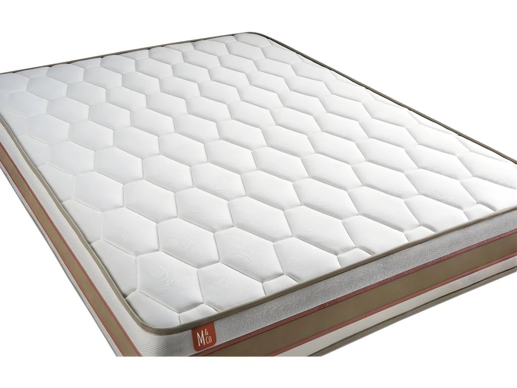 Matelas LE DÉLICAT 200x200cm Ressorts Ensachés + Mémoire De Forme 5 Zones De Confort - Ep. 26cm 6 Matelas LE DÉLICAT 200x200cm Ressorts Ensachés + Mémoire De Forme 5 Zones De Confort - Ep. 26cm – Image 4