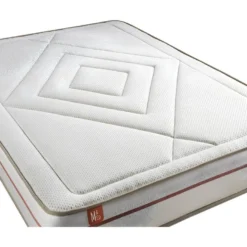 Matelas LE PAISIBLE 200x200cm Mémoire De Forme BioVisco - Ep. 24cm -Sominova Soldes Boutique matelas 10312607