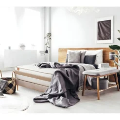 Matelas LE RAFFINÉ 140x200cm Ressorts Ensachés + Mémoire De Forme BioVisco - Maxi épaisseur 26cm