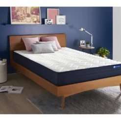 ACTISOM Matelas 160x200 Ressorts Ensachés Et Mémoire De Forme 5zones De Confort