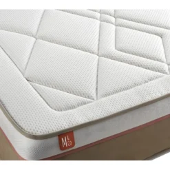 Matelas LE SOYEUX 90x200cm Ressorts Ensachés + Mémoire De Forme BioVisco - Ep. 24cm -Sominova Soldes Boutique matelas 10313135