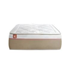 Matelas LE SOYEUX 90x200cm Ressorts Ensachés + Mémoire De Forme BioVisco - Ep. 24cm -Sominova Soldes Boutique matelas 10313139