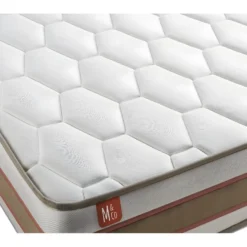 Matelas LE DÉLICAT 90x190 Cm Ressorts Ensachés + Mémoire De Forme 5 Zones De Confort - Ep. 26cm -Sominova Soldes Boutique matelas 10313155
