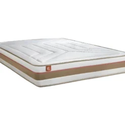 Matelas LE TENDRE 160x200cm Ressorts Ensachés + Mémoire De Forme 7 Zones De Confort - Ep. 28cm -Sominova Soldes Boutique matelas 10313245