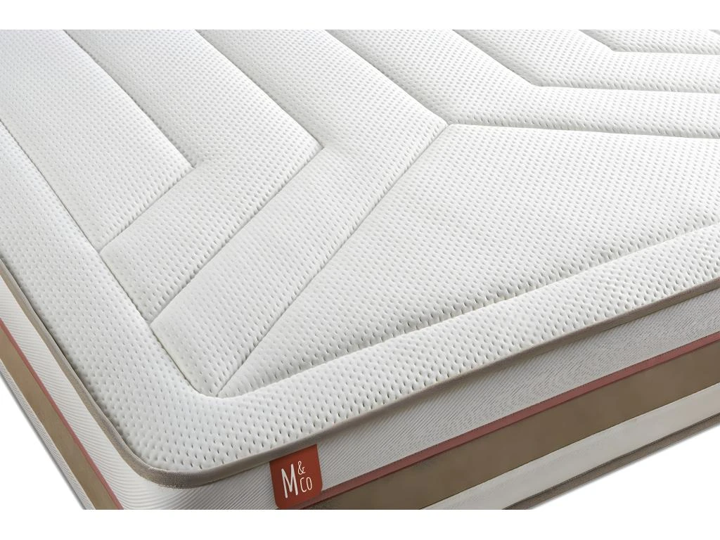 Matelas LE TENDRE 90x190 Cm Ressorts Ensachés + Mémoire De Forme 7 Zones De Confort - Ep. 28cm 5 Matelas LE TENDRE 90x190 Cm Ressorts Ensachés + Mémoire De Forme 7 Zones De Confort - Ep. 28cm – Image 3
