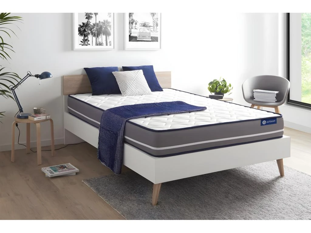 Matelas Latex + Mémoire De Forme ACTILATEX PUR 200x200cm 3zones De Confort 3 Matelas Latex + Mémoire De Forme ACTILATEX PUR 200x200cm 3zones De Confort