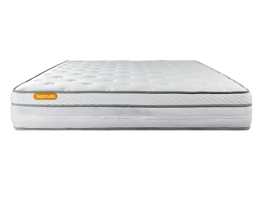 Matelas 140x190 Memo Luxe Ressorts Ensachés + Mémoire De Forme 5 Zones De Confort MAXI épaisseur 4 Matelas 140x190 Memo Luxe Ressorts Ensachés + Mémoire De Forme 5 Zones De Confort MAXI épaisseur – Image 2