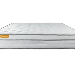 Matelas 140x190 Memo Luxe Ressorts Ensachés + Mémoire De Forme 5 Zones De Confort MAXI épaisseur 11 Matelas 140x190 Memo Luxe Ressorts Ensachés + Mémoire De Forme 5 Zones De Confort MAXI épaisseur -Sominova Soldes Boutique matelas 10314709