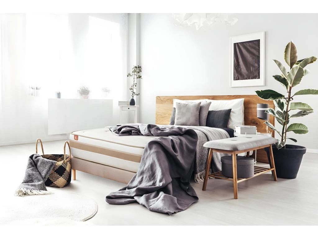 Matelas LE RAFFINÉ 90x190 Cm Ressorts Ensachés + Mémoire De Forme BioVisco - Maxi épaisseur 26cm 3 Matelas LE RAFFINÉ 90x190 Cm Ressorts Ensachés + Mémoire De Forme BioVisco - Maxi épaisseur 26cm