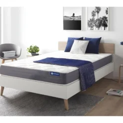 ACTISOM Matelas Latex Et Mémoire De Forme 140x200 Cm 5zones De Confort