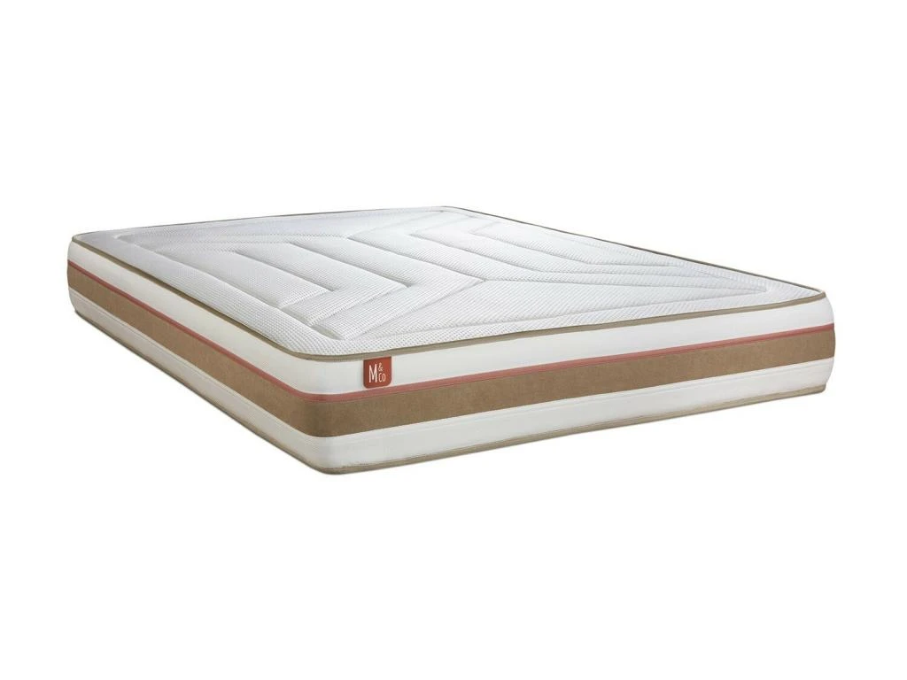 Matelas LE TENDRE 200x200cm Ressorts Ensachés + Mémoire De Forme 7 Zones De Confort - Ep. 28cm 5 Matelas LE TENDRE 200x200cm Ressorts Ensachés + Mémoire De Forme 7 Zones De Confort - Ep. 28cm – Image 3