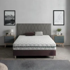 Matelas Ressorts Ensachés 90X200 EROS, Epaisseur 24 CM, 7 Zones De Confort. Déhoussable. Hygiénique Et Respirant -Sominova Soldes Boutique matelas 10401231